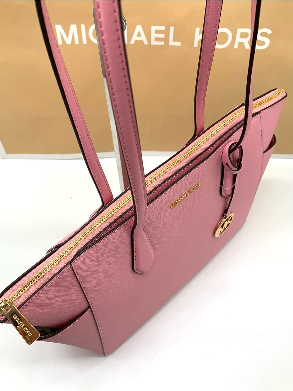 Michael Kors Marilyn Medium Saffiano Leather Tote Bag - Picture 6 of 16